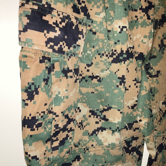 Tactical Digital Camouflage Pants (S-M) 27-31" Waist Green Cargo Military Combat - Picture 6 of 7